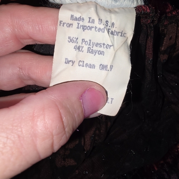 Carole Little Swing Cardigan & Skirt Multicolor Velvet Burnout - Picture 12 of 13